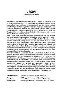 animal profile